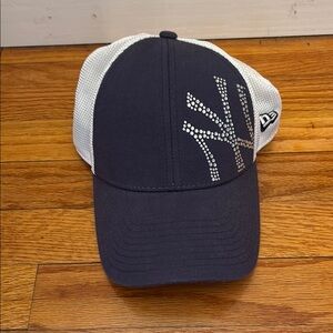 New Era New York Yankees Women's Hat with rhinestones